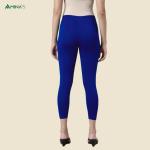 Womens Ankle Fit Leggings | Cotton Lycra |Waist Rib | All Colors | Manufacturer To Consumer Direct Sale