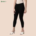 Womens Ankle Fit Leggings | Cotton Lycra |Waist Rib | All Colors | Manufacturer To Consumer Direct Sale