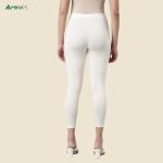 Womens Ankle Fit Leggings | Cotton Lycra |Waist Rib | All Colors | Manufacturer To Consumer Direct Sale