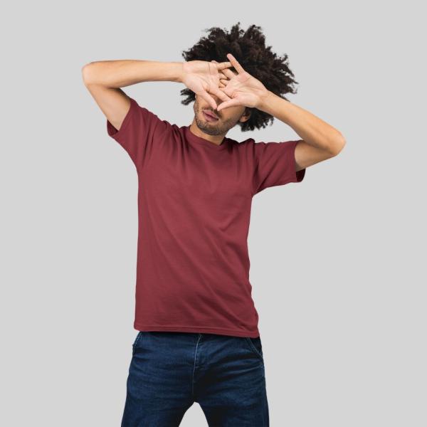 Mens Regular Fit T Shirt | Round Neck | 100% Pure Cotton | Bio-Washed | Manufacturer to Consumer Direct sale