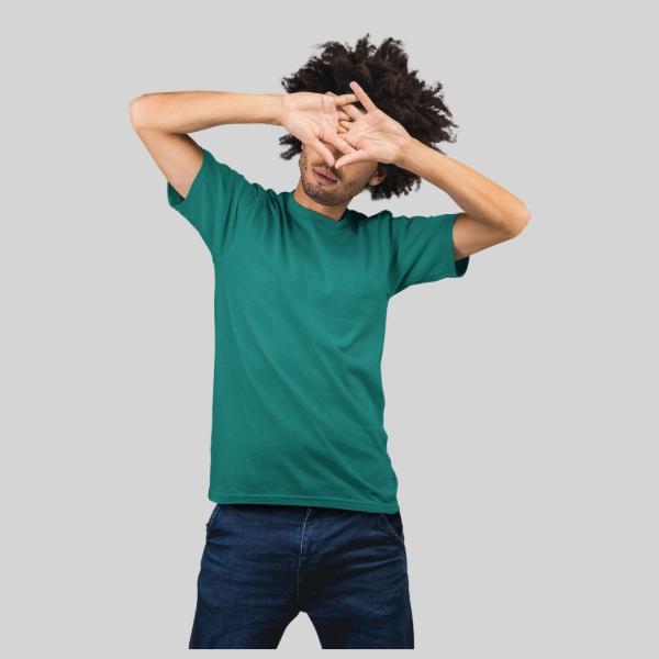 Mens Regular Fit T Shirt | Round Neck | 100% Pure Cotton | Bio-Washed | Manufacturer to Consumer Direct sale