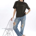 Womens Self-Love Printed Olive Green Oversized T-Shirt | Round Neck | 100% Pure Cotton | Bio-Washed | Manufacture to Consumer Direct sale